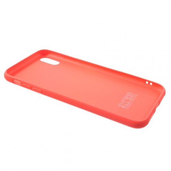 For iPhone XS Max 6.5 inch ROAR KOREA All Day Matte TPU Phone Casing - Orange Apple Cases Mobile
