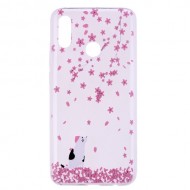 Θήκη Σιλικόνης TPU για Huawei P Smart (2019) / Honor 10 Lite - Όμορφα Ροζ Άνθη