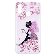 Printing Pattern TPU Cover for Huawei P Smart (2019) / Honor 10 Lite - Butterfly Girl