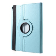 360 Degree Rotary Stand Litchi Grain PU Leather Case Protector for iPad Pro 12.9-inch (2018) - Baby Blue
