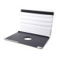Litchi Grain Leather Shell with 360 Degree Rotary Stand for iPad Pro 11-inch (2018) - White Apple Cases Tablet