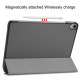 PU Leather Tri-fold Stand Smart Shell for iPad Pro 11-inch (2018) - Grey Apple Cases Tablet