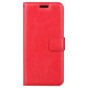 BTRCASE Crazy Horse Leather Wallet Cover Case for Samsung Galaxy A8 Plus (2018) - Red Samsung Cases Mobile