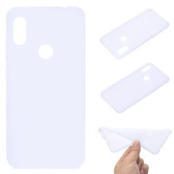 Θήκη Σιλικόνης TPU Ματ για Xiaomi Redmi Note 6 Pro - Λευκό