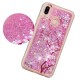 Dynamic Glitter Powder Heart Shaped Sequins Shockproof TPU Phone Cover Case for Huawei P20 Lite / Nova 3e (China) - Peach Blossom Huawei Cases Mobile