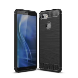 Carbon Fibre Brushed TPU Case for Google Pixel 3 - Black Carbon Fibre Brushed TPU Case for Google Pixel 3 - Black