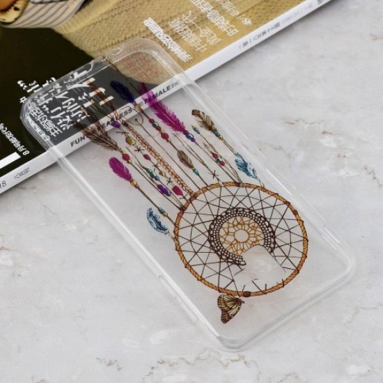Pattern Printing IMD TPU Mobile Phone Case for Samsung Galaxy J6+ / J6 Prime - Dream Catcher Samsung Cases Mobile