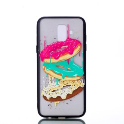 Θήκη Σιλικόνης TPU με Σκληρή Πλάτη για Samsung Galaxy A6 (2018) - Ντόνατς