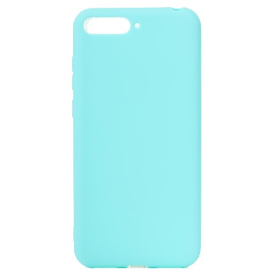 Θήκη Σιλικόνης TPU Ματ για Huawei Y6 (2018) / Honor 7A (without Fingerprint Sensor) - Γαλαζοπράσινο Huawei Θήκες Κινητών