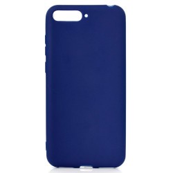Θήκη Σιλικόνης TPU Ματ για Huawei Y6 (2018) / Honor 7A (without Fingerprint Sensor) - Σκούρο Μπλε