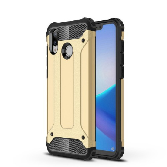 Armor Guard Plastic + TPU Combo Protective Shell Case for Huawei Honor Play - Gold Huawei Cases Mobile
