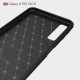 Carbon Fiber Texture TPU Cover Brushed Phone Shell for Samsung Galaxy A7 (2018) - Red Samsung Cases Mobile