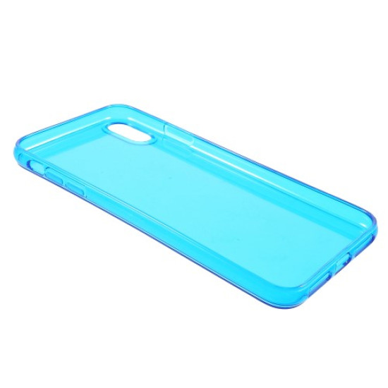 Clear TPU Flexible Case Accessory for iPhone XS Max 6.5 inch - Blue Apple Cases Mobile