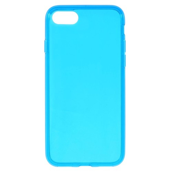 Glossy TPU Clear Skin Case for iPhone 8 / 7 4.7 inch - Dark Blue Apple Cases Mobile