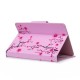 Pattern Printing Universal Wallet Leather Stand Cover for 7-inch Tablet PC - Plum Blossom Universal Tablets Cases