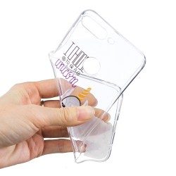 Θήκη Σιλικόνης TPU για Huawei Y7 Prime (2018) - Αλπάκα που Θέλει να Γίνει Μονόκερος