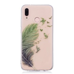 Θήκη Σιλικόνης TPU για Huawei P20 Lite / Nova 3e - Φτερό και Πουλάκια