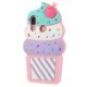 3D Cherry Ice Cream Soft Silicone Cover for Huawei P20 Lite / Nova 3e - Pink Huawei Cases Mobile