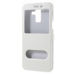 Δερμάτινη Θήκη Βιβλίο Smart Cover (Όψη Μεταξιού) για Samsung Galaxy J8 (2018) - Λευκό