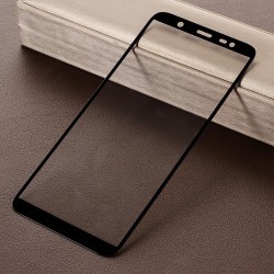 Σκληρυμένο Γυαλί (Tempered Glass) Προστασίας Οθόνης Πλήρης Κάλυψης για Samsung Galaxy J8 (2018) - Μαύρο