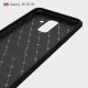 Carbon Fiber Texture Brushed TPU Phone Shell for Samsung Galaxy J8 (2018) - Red Samsung Cases Mobile