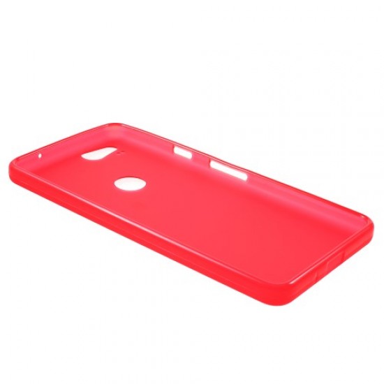 Double-sided Matte TPU Back Casing for Google Pixel 2 - Red Google Pixel mobile Cases