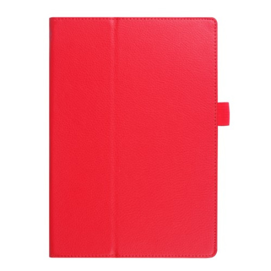For Lenovo Tab 4 10 Plus / Tab 4 10 Litchi Skin Universal PU Leather Stand Case - Red Lenovo Cases Mobile Tablet