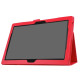 For Lenovo Tab 4 10 Plus / Tab 4 10 Litchi Skin Universal PU Leather Stand Case - Red Lenovo Cases Mobile Tablet