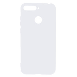Θήκη Σιλικόνης TPU Ματ για Huawei Y7 Prime (2018) / Honor 7C - Λευκό