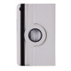 Litchi Skin Leather Cover with Rotating Stand for Huawei MediaPad M5 8 - White Huawei Tablets Case