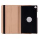 Rotating Stand Litchi Skin Leather Case Cover for Huawei MediaPad M5 8 - Mocha Gold Huawei Tablets Case