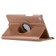 Rotating Stand Litchi Skin Leather Case Cover for Huawei MediaPad M5 8 - Mocha Gold Huawei Tablets Case