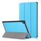Tri-fold Stand Flip Leather Protector Cover for Huawei MediaPad M5 10 / M5 10 (Pro) - Baby Blue Huawei Tablets Case