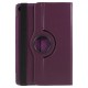Litchi Skin Leather Cover Shell Case with Rotating Stand for Huawei MediaPad M5 10 / M5 10 (Pro) - Purple Huawei Tablets Case