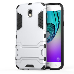 Cool Guard Kickstand Plastic TPU Hybrid Case for Samsung Galaxy J5 (2017) EU Version - Silver