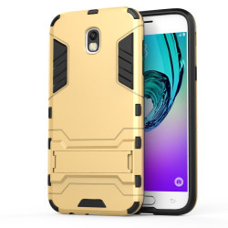 Cool Guard Hybrid PC TPU Phone Kickstand Case for Samsung Galaxy J5 (2017) EU Version - Gold