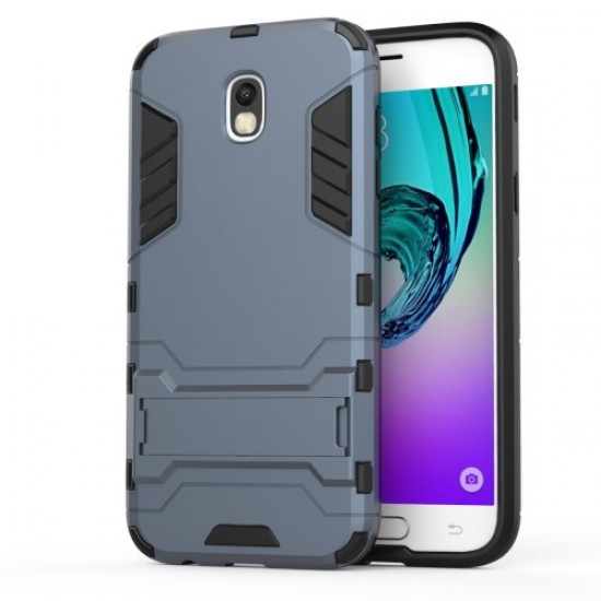 Cool Guard Kickstand Plastic TPU Hybrid Shell for Samsung Galaxy J5 (2017) EU Version - Dark Blue Samsung Cases Mobile