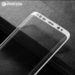 MOCOLO Σκληρυμένο Γυαλί (Tempered Glass) Προστασίας Οθόνης Πλήρης Κάλυψης για Samsung Galaxy S8 Plus G955 - Λευκό MOCOLO Σκληρυμένο Γυαλί (Tempered Glass) Προστασίας Οθόνης Πλήρης Κάλυψης για Samsung Galaxy S8 Plus G955 - Λευκό