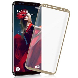 MOCOLO Σκληρυμένο Γυαλί (Tempered Glass) Προστασίας Οθόνης Πλήρης Κάλυψης για Samsung Galaxy S8 Plus G955 - Χρυσαφί