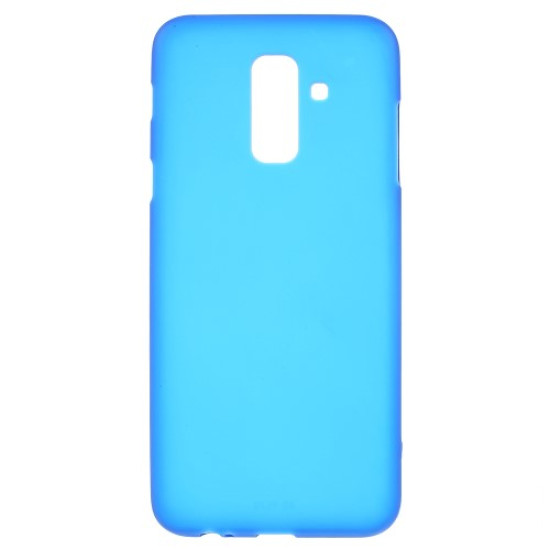 Θήκη Σιλικόνης TPU Ματ για Samsung Galaxy A6 Plus (2018) - Μπλε Samsung Θήκες Κινητών