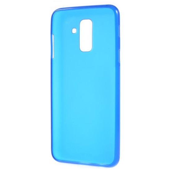 Θήκη Σιλικόνης TPU Ματ για Samsung Galaxy A6 Plus (2018) - Μπλε Samsung Θήκες Κινητών