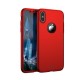 IPAKY Full Protection Hard Plastic Phone Case for iPhone X/10 - Red 