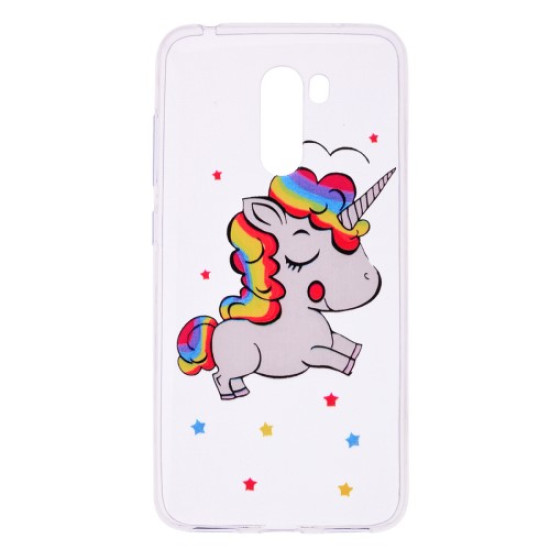 Θήκη Σιλικόνης TPU για Xiaomi Pocophone F1 - Μονοκεράκι XIAOMI Θήκες Κινητών