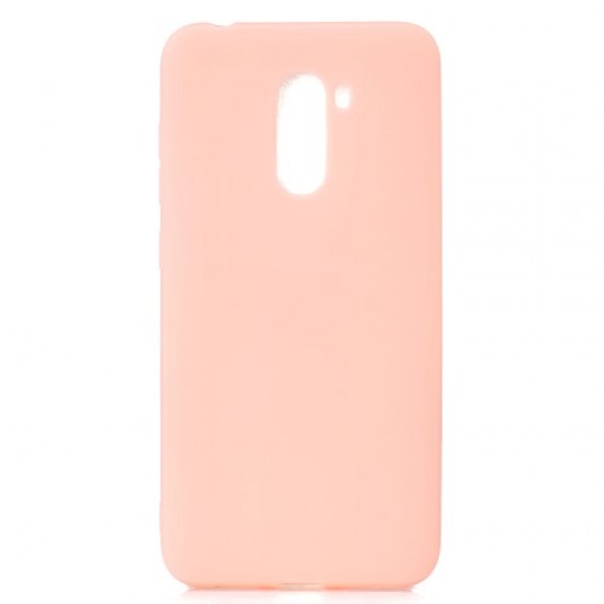 Soft Frosted TPU Phone Case for Xiaomi Pocophone F1 / Poco F1 in India - Pink XIAOMI Cases Mobile