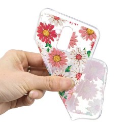 Θήκη Σιλικόνης TPU για Huawei Mate 20 Lite - Πολύχρωμες Μαργαρίτες