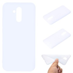 Θήκη Σιλικόνης TPU Ματ για Huawei Mate 20 Lite - Λευκό Θήκη Σιλικόνης TPU Ματ για Huawei Mate 20 Lite - Λευκό