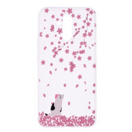 Θήκη Σιλικόνης TPU για Huawei Mate 20 Lite - Ροζ Άνθη