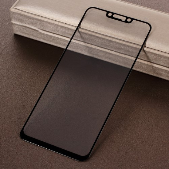 Σκληρυμένο Γυαλί (Tempered Glass) Προστασίας Οθόνης Πλήρης Κάλυψης για Huawei Mate 20 Lite - Μαύρο Huawei Προστατευτικά οθόνης