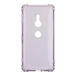 Shockproof TPU Gel Featherweight Back Case Shell for Sony Xperia XZ3 - Grey