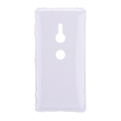 Shockproof TPU Gel Featherweight Back Case Accessory for Sony Xperia XZ3 - Transparent